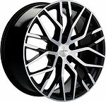 Khomen Wheels KHW2005 (Q8) 8.5x20 5x112 ET 20 Dia 66.5 Black-FP