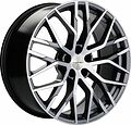 Khomen Wheels KHW2005 (Q8) 8.5x20 5x112 ET 20 Dia 66.5 Gray-FP