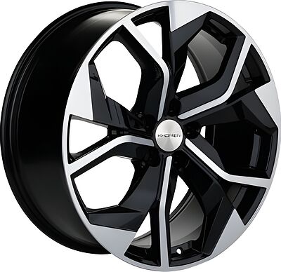 Khomen Wheels KHW2006 Audi/VW 8x20 5x112 ET 33 Dia 66 Dark Chrome