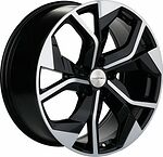 Khomen Wheels KHW2006 (Touareg) 8.5x20 5x112 ET 33 Dia 66.6 Black-FP