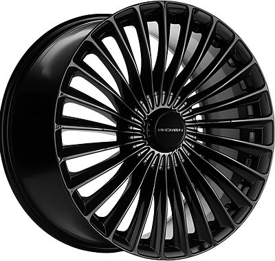 Khomen Wheels KHW2008 Mercedes Front 8.5x20 5x112 ET 38 Dia 66.6 Black