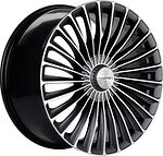 Khomen Wheels KHW2008 (S-class Rear) 9.5x20 5x112 ET 38 Dia 66.6 Gray-FP Matt