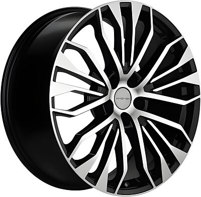 Khomen Wheels KHW2009 (Touareg) 8.5x20 5x112 ET 33 Dia 66.6 Black-FP