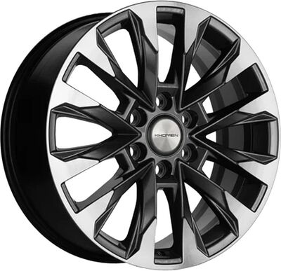 Khomen Wheels KHW2010 8x20 6x139.7 ET 35 Dia 95.1 Gray-FP