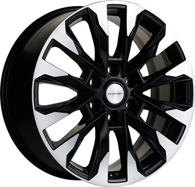 Khomen Wheels KHW2010 (Hilux) 8x20 6x139.7 ET 30 Dia 106.1 Black-FP