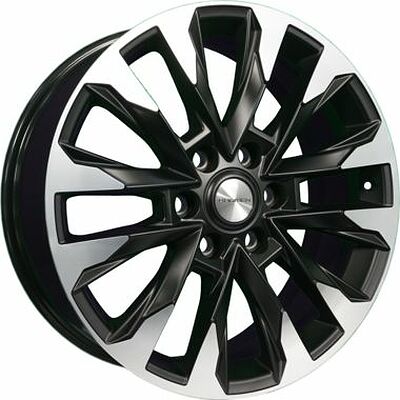 Khomen Wheels KHW2010 (LC 300) 8x20 6x139.7 ET 60 Dia 95.1 Black-FP matt