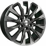 Khomen Wheels KHW2010 (LC 300) 8x20 6x139.7 ET 60 Dia 95.1 Gray-FP