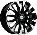 Khomen Wheels KHW2010 (LC 300 Tuning) 8x20 6x139.7 ET 45 Dia 95.1 Black-FP