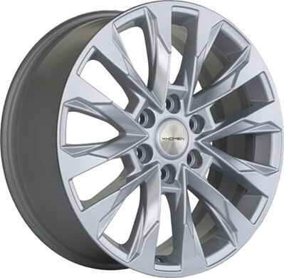 Khomen Wheels KHW2010 (LC Prado) 8x20 6x139.7 ET 25 Dia 106.1 Brilliant Silver