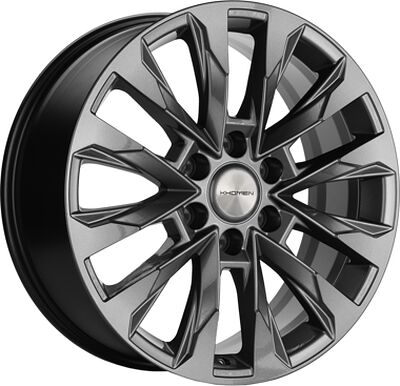 Khomen Wheels KHW2010 (LC Prado) 8x20 6x139.7 ET 25 Dia 106.1 Gray