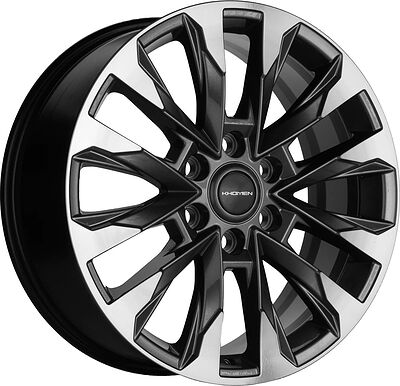 Khomen Wheels KHW2010 (Mitsubishi Pajero IV) 8x20 6x139.7 ET 38 Dia 67.1 GRF