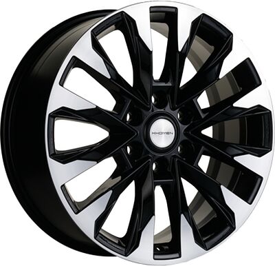 Khomen Wheels KHW2010 (Navara) 8x20 6x114.3 ET 45 Dia 66.1 Black-FP