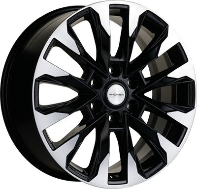 Khomen Wheels KHW2010 (Pajero IV) 8x20 6x139.7 ET 38 Dia 67.1 Black-FP