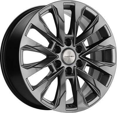 Khomen Wheels KHW2010 (Pajero IV) 8x20 6x139.7 ET 38 Dia 67.1 Gray