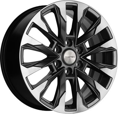 Khomen Wheels KHW2010 (Pajero IV) 8x20 6x139.7 ET 38 Dia 67.1 Gray-FP