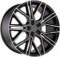 Khomen Wheels KHW2101 (Front) 9.5x21 5x112 ET 37 Dia 66.6 Black-FP