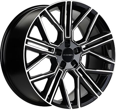 Khomen Wheels KHW2101 (Infiniti) 9.5x21 5x114.3 ET 30 Dia 66.1 Black-FP