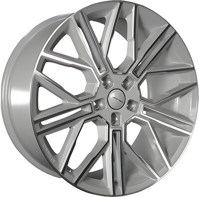 Khomen Wheels KHW2101 (Li 7/9) 9.5x21 5x120 ET 46 Dia 62.5 F-Silver-FP