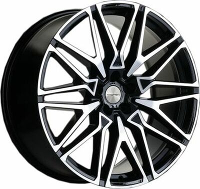 Khomen Wheels KHW2103 (Q8) 10.5x21 5x112 ET 20 Dia 66.6 Black-FP