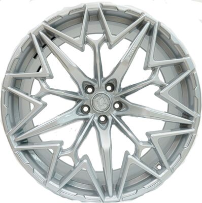 Khomen Wheels ZEUS 2202 10x22 5x112 ET 20 Dia 66.6 Brilliant Silver