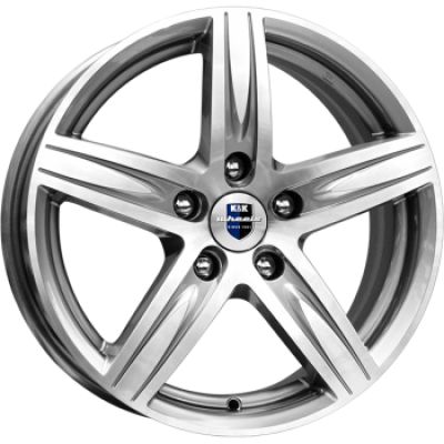 КиК Андорра 6.5x16 5x112 ET 40 Dia 66.6 алмаз аргентум