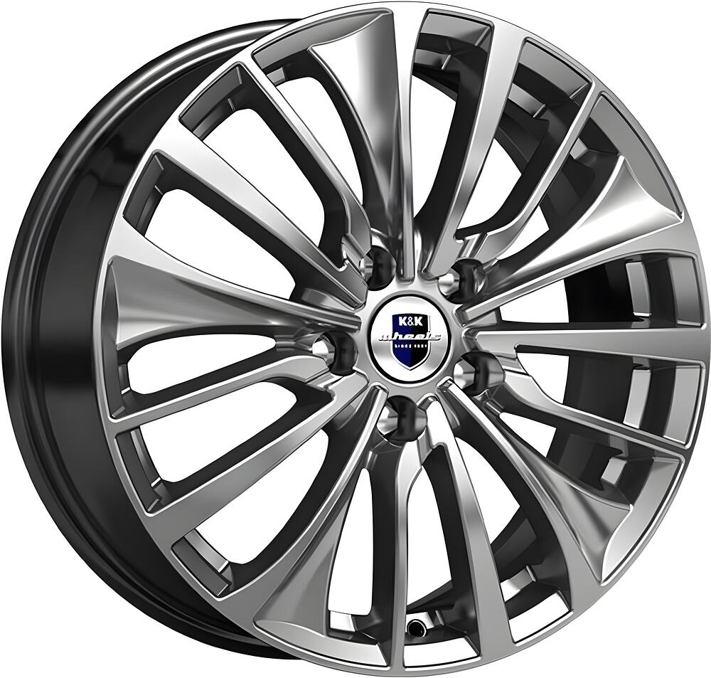 КиК Flanker 6.5x17 5x108 ET 50 Dia 63.35 дарк платинум