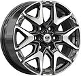 КиК Гангут 7.5x18 6x114.3 ET 46 Dia 67.1 алмаз черный