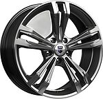 КиК Karrera Lightбрайт 7x18 5x114.3 ET 35 Dia 60.1 дарк платинум