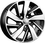 КиК КС741 Mitsubishi ASX КС741 6.5x16 5x114.3 ET 46 Dia 67.1 алмаз черный