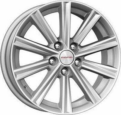 КиК KC624 (Camry) Битый 7x17 5x114.3 ET 45 Dia 60.1 сильвер