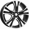 КиК КС673 ZV Jetta 7x17 5x112 ET 54 Dia 57.1 алмаз черный