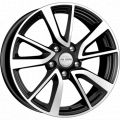 КиК КС699 Nissan Qashqai 7x17 5x114.3 ET 40 Dia 66.1 алмаз черный