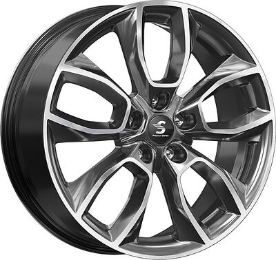 КиК КР001 Qashqai 7x18 5x114.3 ET 40 Dia 66.1 Diamond Gloss Graphite