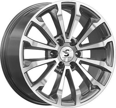 КиК КР006 Chevrolet Tahoe IV 8.5x20 6x139.7 ET 27 Dia 77.9 Diamond Black Gris