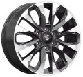 КиК КР007 Land Cruiser 300 8x20 6x139.7 ET 60 Dia 95.1 Diamond Black Gris