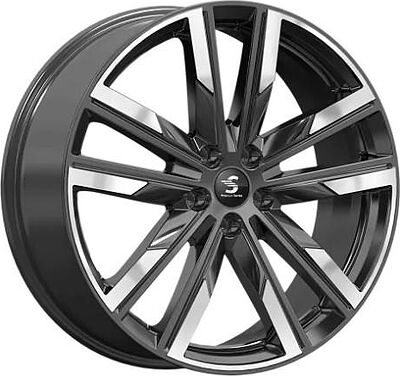 КиК КР014 CX-9 8x20 5x114.3 ET 45 Dia 67.1 Diamond Black Gris