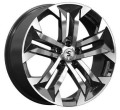 КиК КР015 Haval Dargo 7.5x19 5x114.3 ET 40 Dia 66.6 Diamond Black Gris