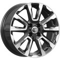 КиК КС1026 ZV_Vesta FL 6.5x16 4x100 ET 50 Dia 60.1 алмаз черный