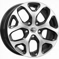 КиК КС869 ZV 16_Vesta Cross 6.5x16 4x100 ET 50 Dia 60.1 алмаз черный