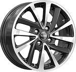 КиК КС899 6x15 4x100 ET 40 Dia 60.1 Алмаз черный КиК КС899 6x15 4x100 ET 40 Dia 60.1 Алмаз черный