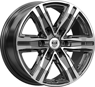 КиК R8 7.5x17 6x139.7 ET 36 Dia 100.1 алмаз черный