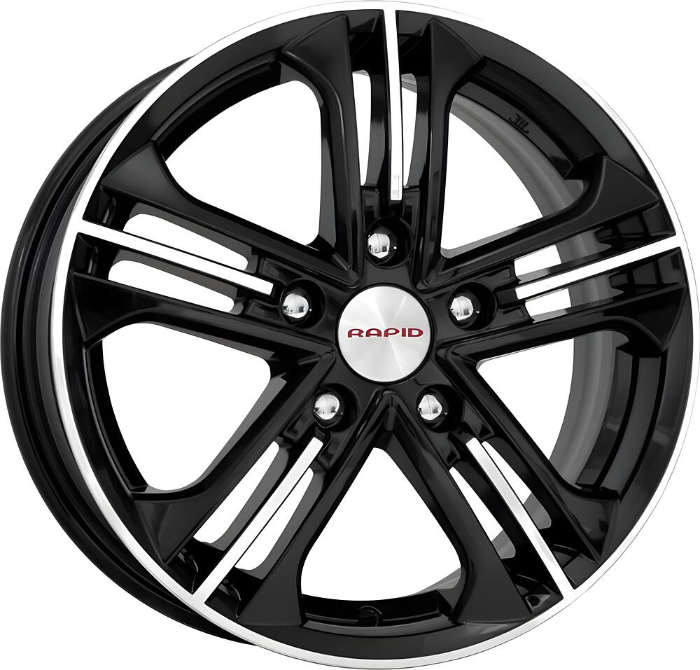 КиК Trinity 6x16 5x114 ET 45 Dia 60 алмаз черный
