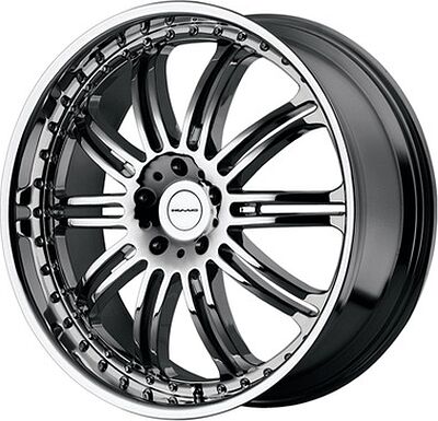 KMC KM127 8.5x18 5x120 ET 38 Dia 74.1 Chrome