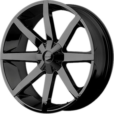 KMC KM651 9.5x22 5x150 ET 38 Dia 110 Black
