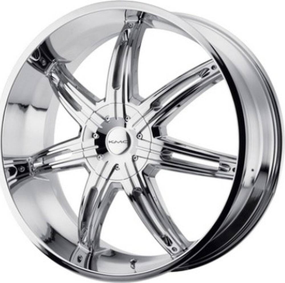 KMC KM665 9x22 6x139 ET 15 Dia 78 Chrome