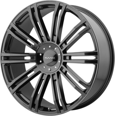 KMC KM677 8.5x20 5x114.3 ET 35 Dia 72.62 Black