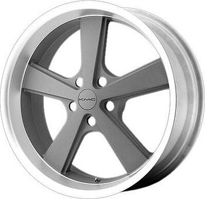 KMC KM701 8x20 5x120 ET 35 Dia 72 Gray/Machined