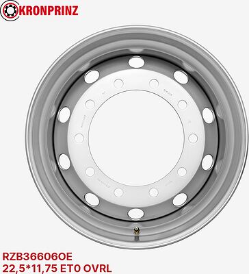 Kronprinz RZB36606OE 11.75x22.5 10x335 ET 0 Dia 281 Silver
