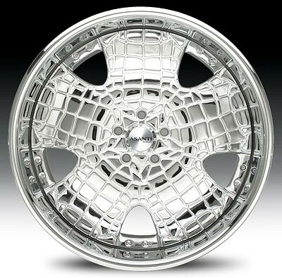 Lexani Aligator 9.5x22 6x139 ET 15 Dia 78.1 Chrome