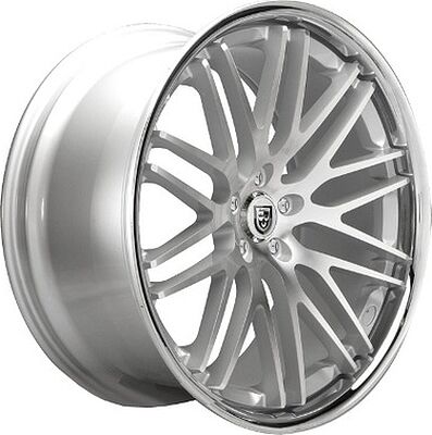 Lexani CVX44 9x20 5x120 ET 20 Dia 74.1 Silver/Machined/Chrome Lip